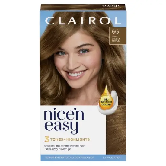 Clairol Nice'n Easy Permanent Hair Color - Brown image {16}