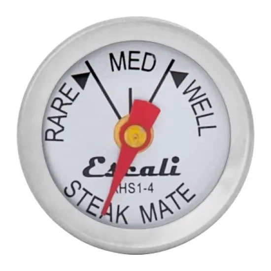 Escali Easy Read Set of 4 Steak Thermometers: Stainless Steel Analog Food & Meat Thermometer, Dishwasher-Safe image {6}