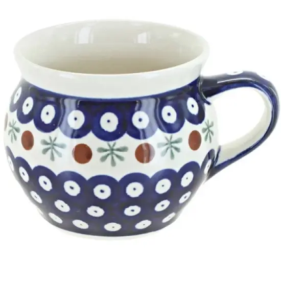 Blue Rose Polish Pottery 910 Zaklady Bell Shaped Mug image {8}