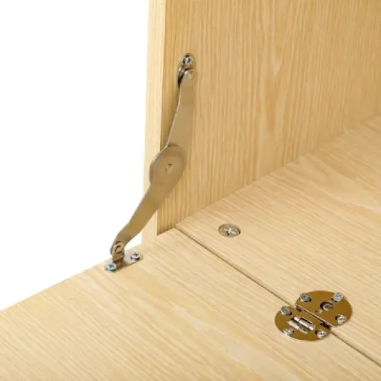 Cat Litter Box Enclosure for 2 Cats, Furniture Style Pet House with 2 Flip-Down Doors, Hidden  Litter Box Furniture, Cat Washroom End Table for Home image {4}