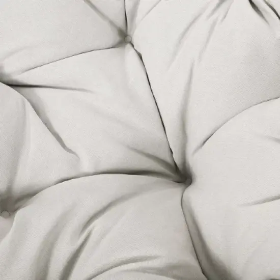 35"W Patio Accent Chair Swivel Chair Wicker Lounge Chair with Cushion, Bowl-shaped Design and Rattan Frame, for Balcony Garden-Christopher Knight Home image {8}