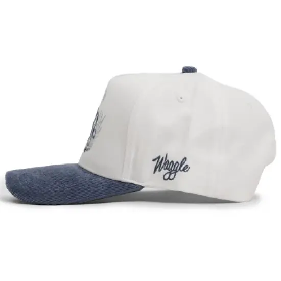 Waggle Adult Cotton Baseball Hat - Alpha Corduroy Brim image {2}