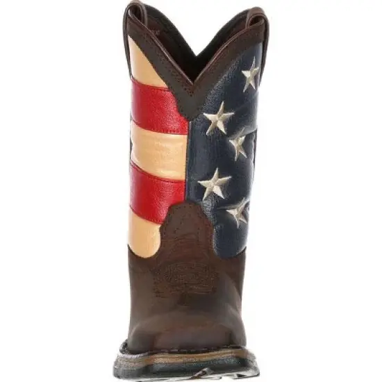 Lil' Rebel by Durango Kids Western Boot, DBT0159, Patriotic image {2}