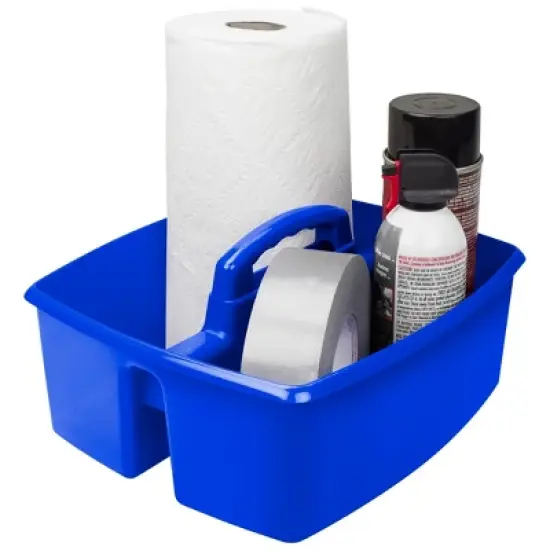 Storex Large Caddy, Blue, Pack of 3 image {2}