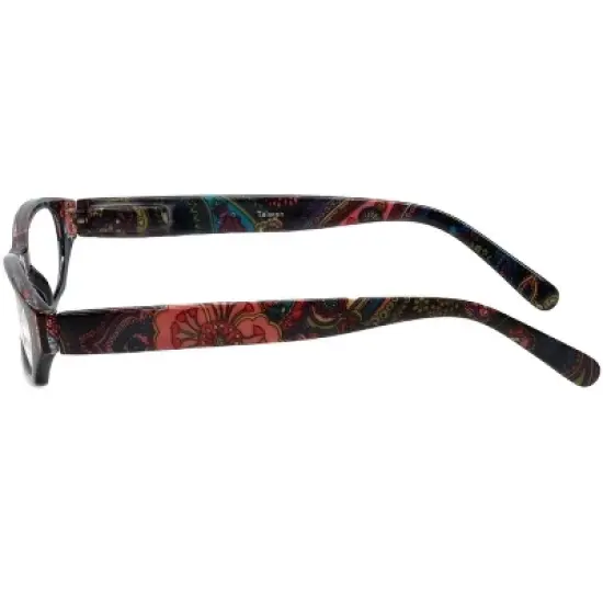 Calabria 4377 Reading Glasses with Floral Designs & Matching Case image {3}