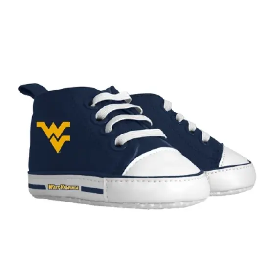 Baby Fanatic Pre-Walkers High-Top Unisex Baby Shoes -  NCAA West Virginia Mountaineers image {1}