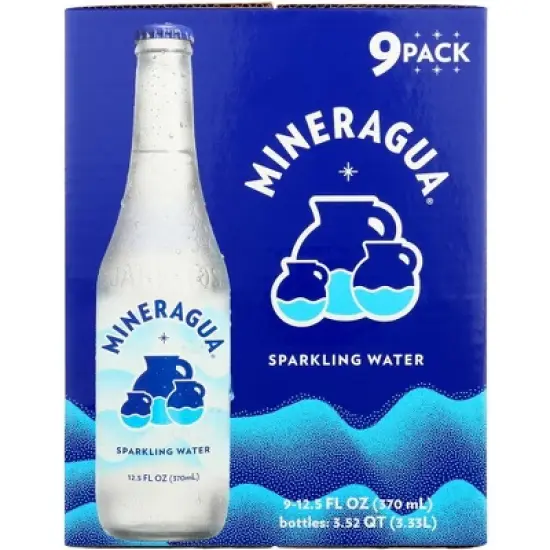 Mineragua Sparkling Water - Case of 9/12.5 fz image {2}