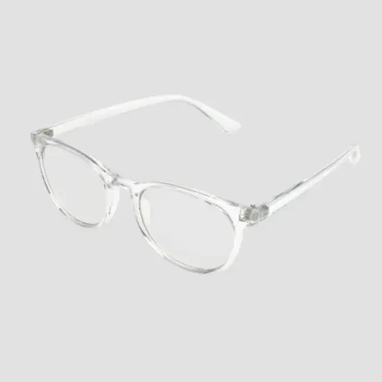 Men's Crystal Clear Blue Light Filtering Square Glasses - Original Use&trade; Clear: Scratch-Resistant, Recycled Plastic Frame image {1}