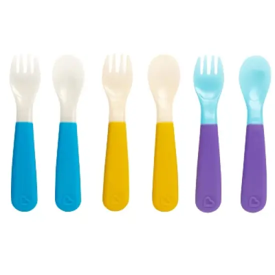 Munchkin ColorReveal Color Changing Toddler Forks and Spoons - 6pk image {4}
