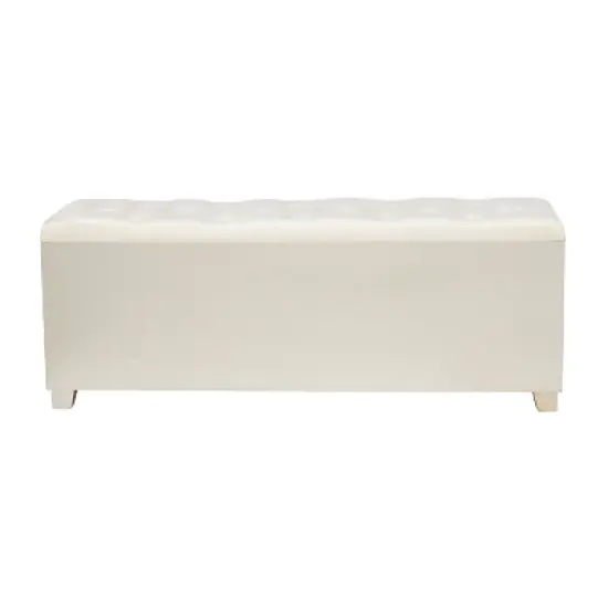 18" x 47" Glam Wood Bench - Olivia & May image {2}
