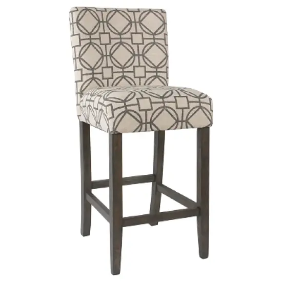 Upholstered 29" Barstool - HomePop image {7}
