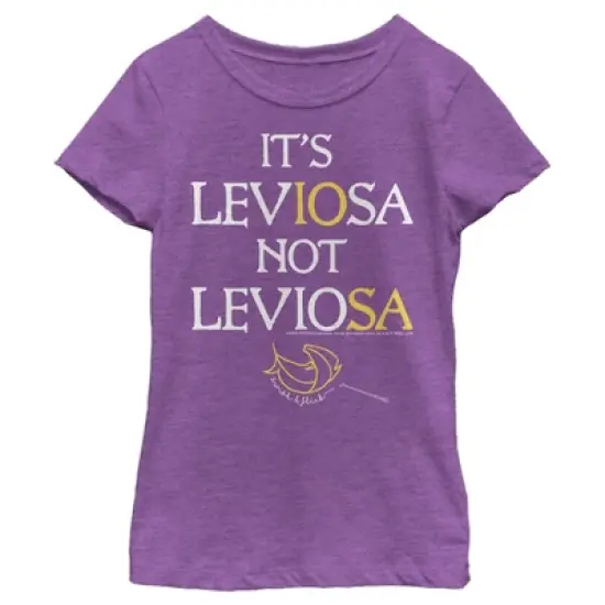 Girl's Harry Potter Hermoine Leviosa Not Leviosa T-Shirt image {3}