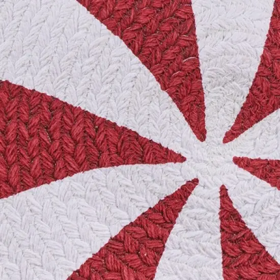 Split P Peppermint Candy Braided Runner 15"X34" image {2}