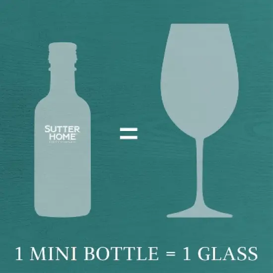 Sutter Home Pinot Grigio White Wine - 4pk/187ml Bottles image {6}