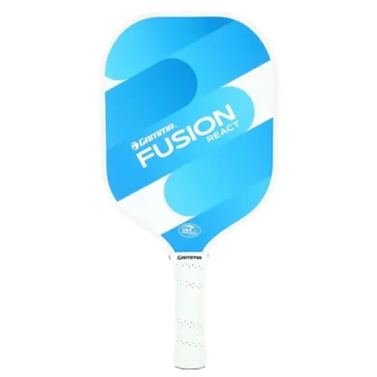 GAMMA Sports Fusion React Pickleball Paddle - Blue: Polypropylene Core, 4-1/4" Grip Size image {8}