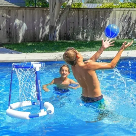 GoSports Splash Hoop 360 Floating Pool Basketball Game - Blue image {3}