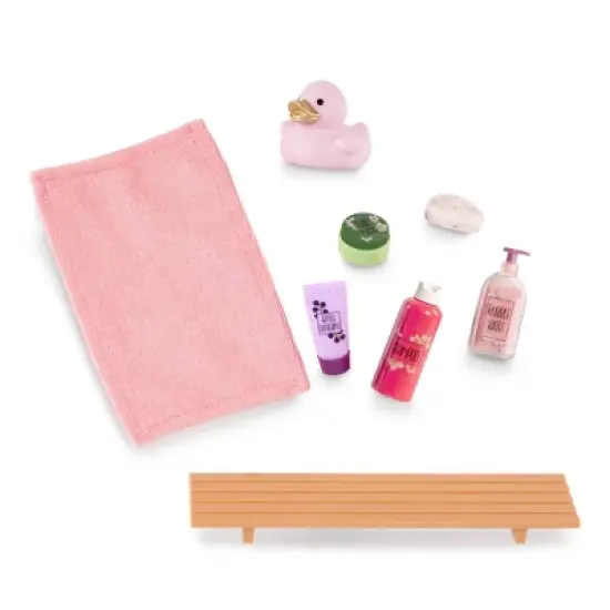 Our Generation Bubbly Bathtime Bathtub with Water Sounds Dollhouse Accessory Set for 18'' Dolls image {5}