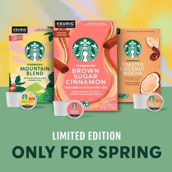 Starbucks Brown Sugar Cinnamon Flavor Dark Roast Keurig K-Cup Coffee Pods - 22ct/7.9oz image {4}