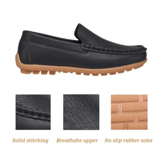 coXist Kids Slip On Loafers Moccasin Boat Dress Shoes for Boys Girls and Toddlers image {5}