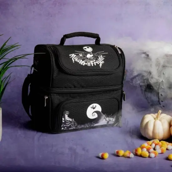 Picnic Time Disney Nightmare Before Christmas Jack Pranzo Lunch Bag - Black image {1}