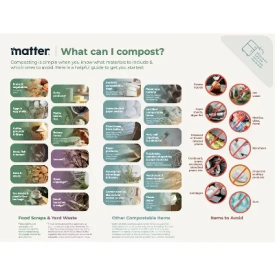 Matter Compostable Sandwich Bags - 50ct image {4}