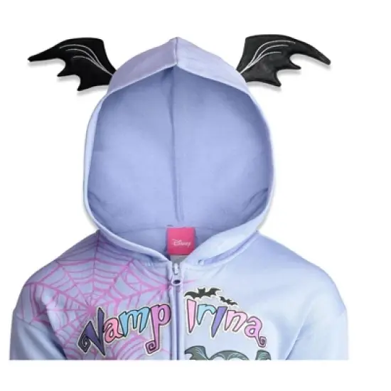 Disney Vampirina Girls French Terry Zip Up Hoodie Little Kid to Big Kid  image {4}
