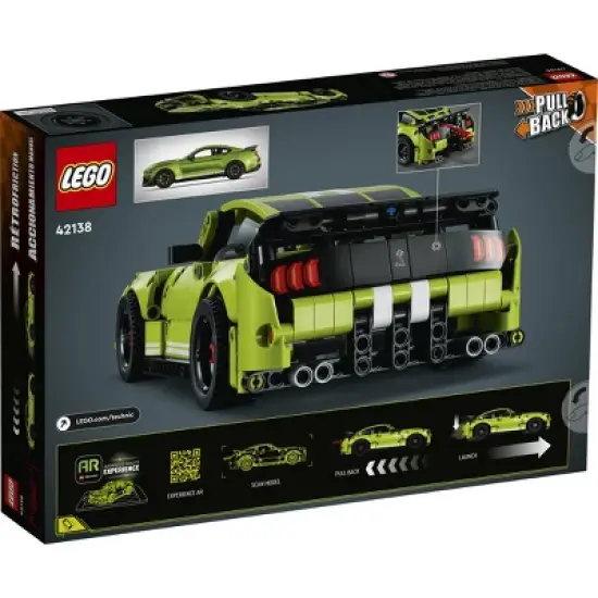 LEGO Technic Ford Mustang Shelby GT500 AR Race Car Toy 42138 image {3}