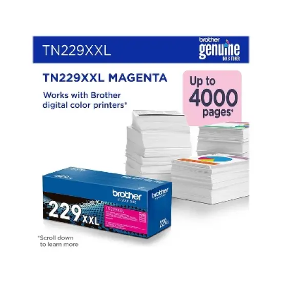 Brother TN229XXL Magenta Super High Yield Toner Cartridge (TN229XXLM) image {1}