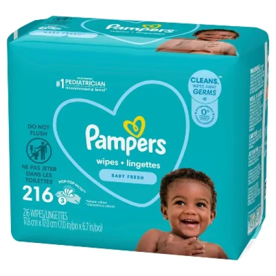 Pampers Baby Clean Fresh Scented Baby Wipes (Select Count) image {6}