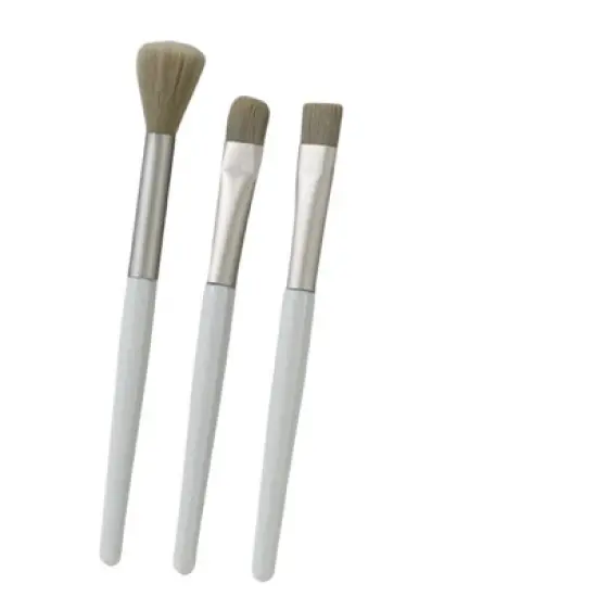 Wikineon Premium Makeup Brush Three Piece Set - Soft Synthetic Bristles for Foundation, Powder & Blush, Professional-Grade Tools image {8}
