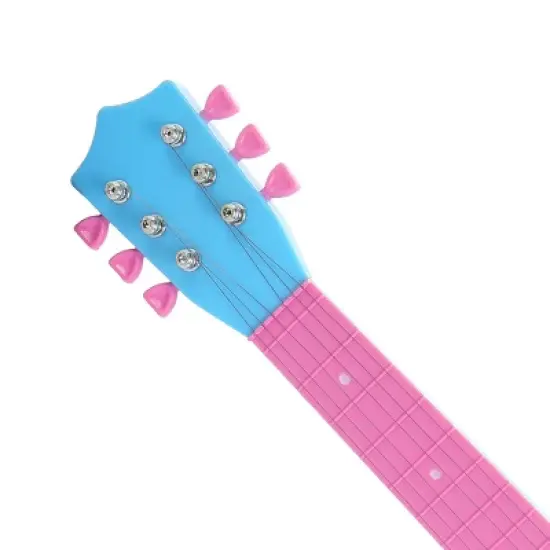 Hatchimals 21 Inch Mini Guitar in Pink and Blue image {2}