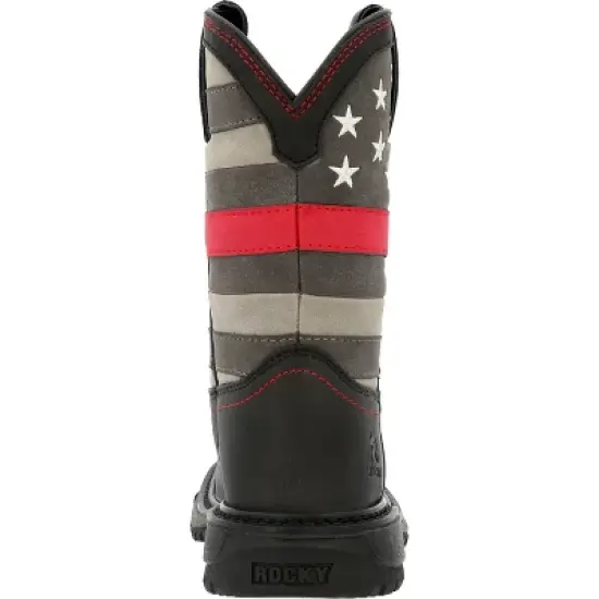 Kids Rocky Red Line Big Kid Western Boot image {3}