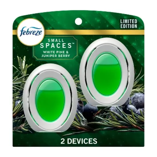 Febreze Small Spaces Air Freshener - White Pine & Juniper Berry - 0.5 fl oz/2ct image {12}