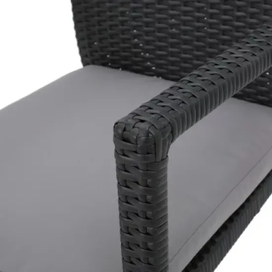 Thompson 7pc Wicker Dining Set - Christopher Knight Home image {2}