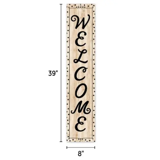 Creative Teaching Press&reg; Black, White, and Wood Welcome Banner, 8" x 39" image {2}