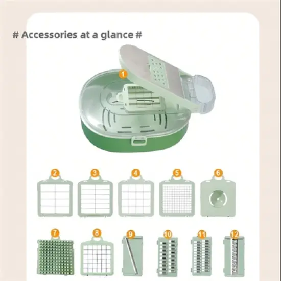 Oval-Shaped Vegetable Cutter Ergonomic Kitchen Tool  Durable Stainless Steel Blade - Perfect for Carrots, Cucumbers & More image {2}