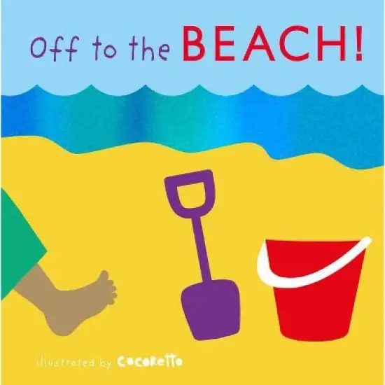 Off to the Beach! - (Tactile Books) by  Child's Play (Board Book) image {1}