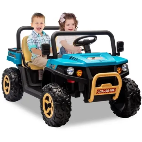 24v Ride On Dump Truck, 2 Seater Electric Ride On Car Toy for Kids, Battery Powered UTV image {8}