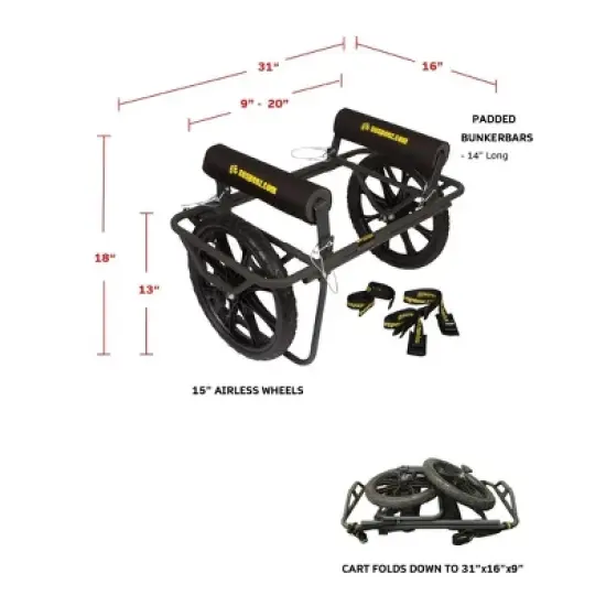 Suspenz All Terrain Super Duty Airless Cart image {2}