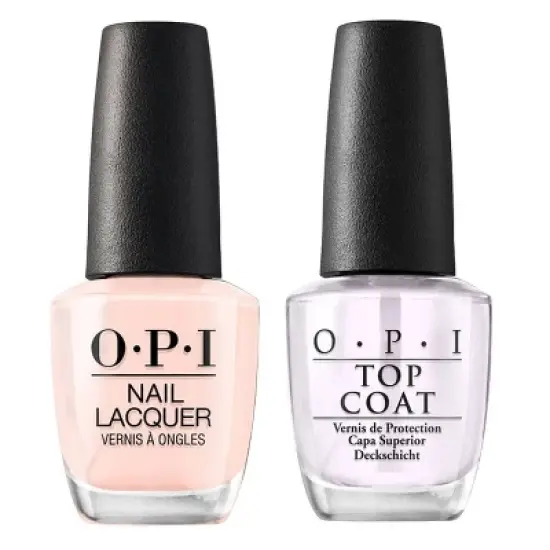 OPI Nail Laquer and Top Coat - 2pk  image {8}