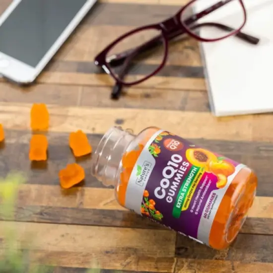 CoQ10 100mg Gummies, 3X Better Absorption, Antioxidant Heart Health Support & Energy Production, Ultra Coenzyme Q10 - 60 Gummies By Nature's Choice image {8}