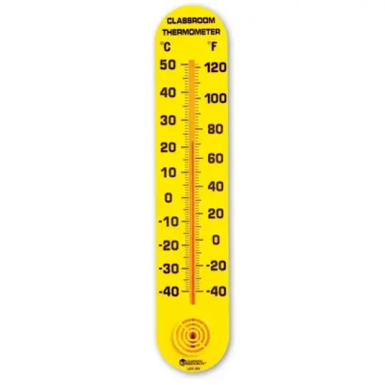Learning Resources Classroom Thermometer: Plastic Teaching Aid for Kindergarten, Ages 6+ image {4}