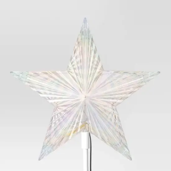 Christmas Lit 5 Point Star Tree Topper Multicolor - Wondershop&trade; image {3}