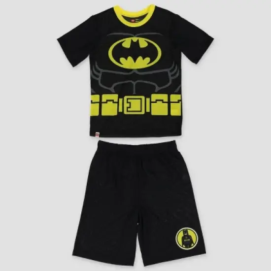 Boys' The LEGO Batman Movie Costume 2pc Pajama Set - Black image {4}
