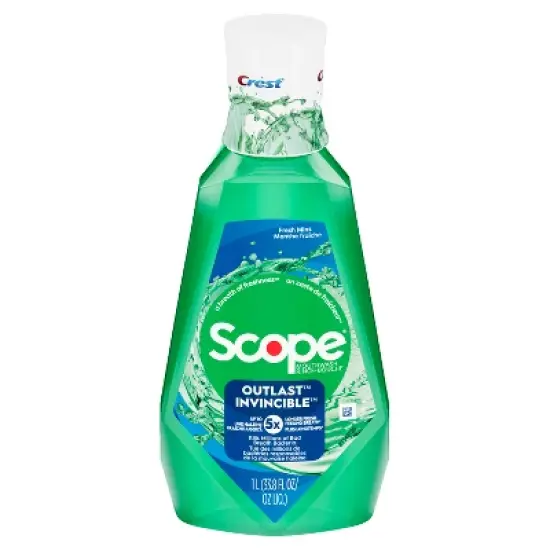 Crest Scope Outlast Mouthwash - Fresh Mint image {8}
