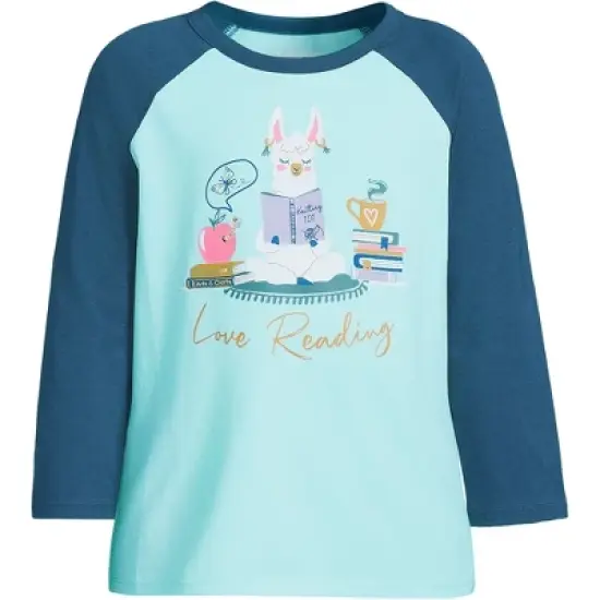 Lands' End Girls Graphic Tee Shirt image {11}