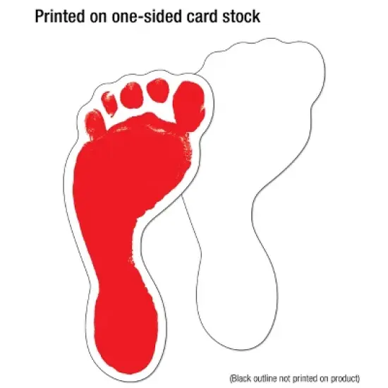 Carson Dellosa Education Footprints Cutouts (54 cut-outs) image {3}