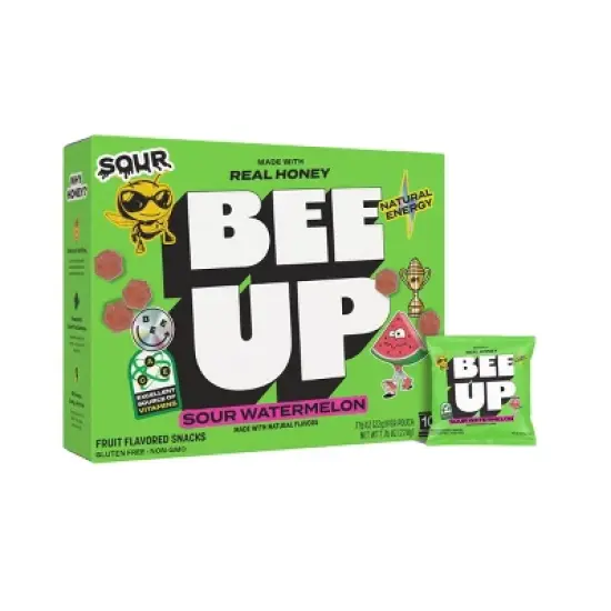 BEEUP Fruit Snacks Sour Watermelon - 7.76oz image {3}