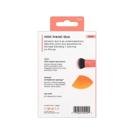 Real Techniques Mini Brush and MCS Sponge Duo image {4}