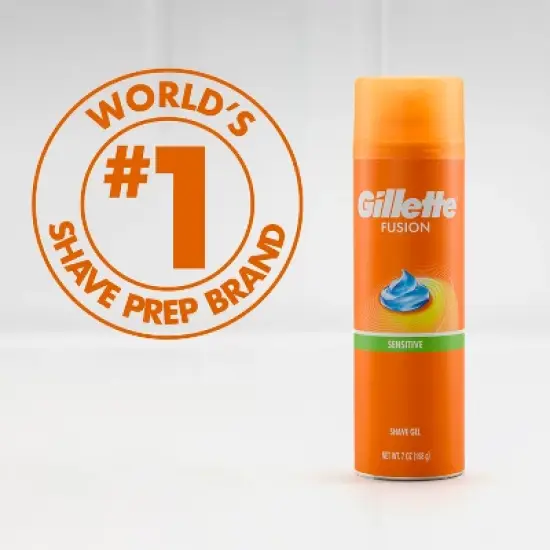 Gillette Fusion Ultra Sensitive Hydra Gel Men's Shave Gel - 7oz image {6}